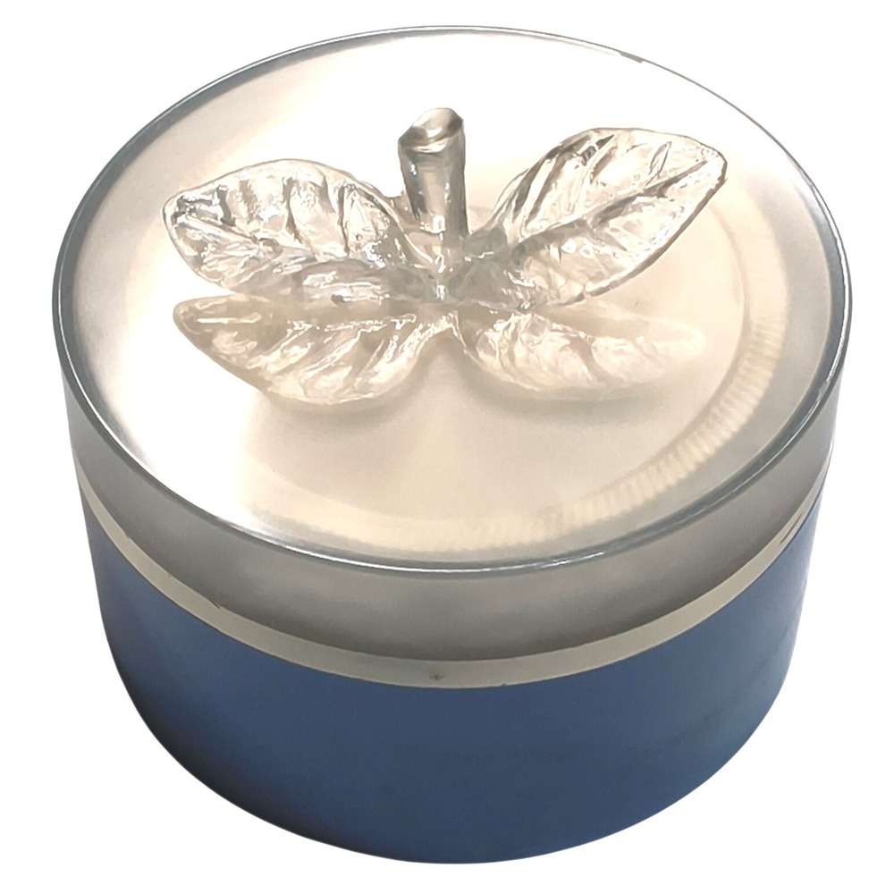 Vintage Revlon Charlie Perfumed Dusting Powder Women 3 oz Blue Leaf Lid Puff